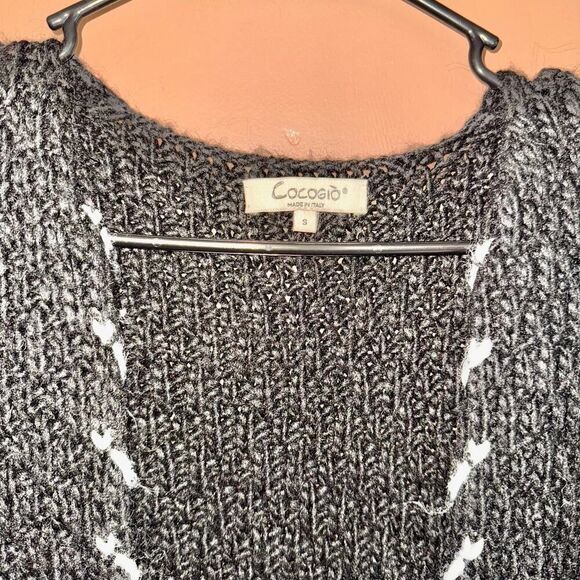 Cocogio Italian Cable Knit Cardigan Sweater - Size Small - Picture 2 of 8